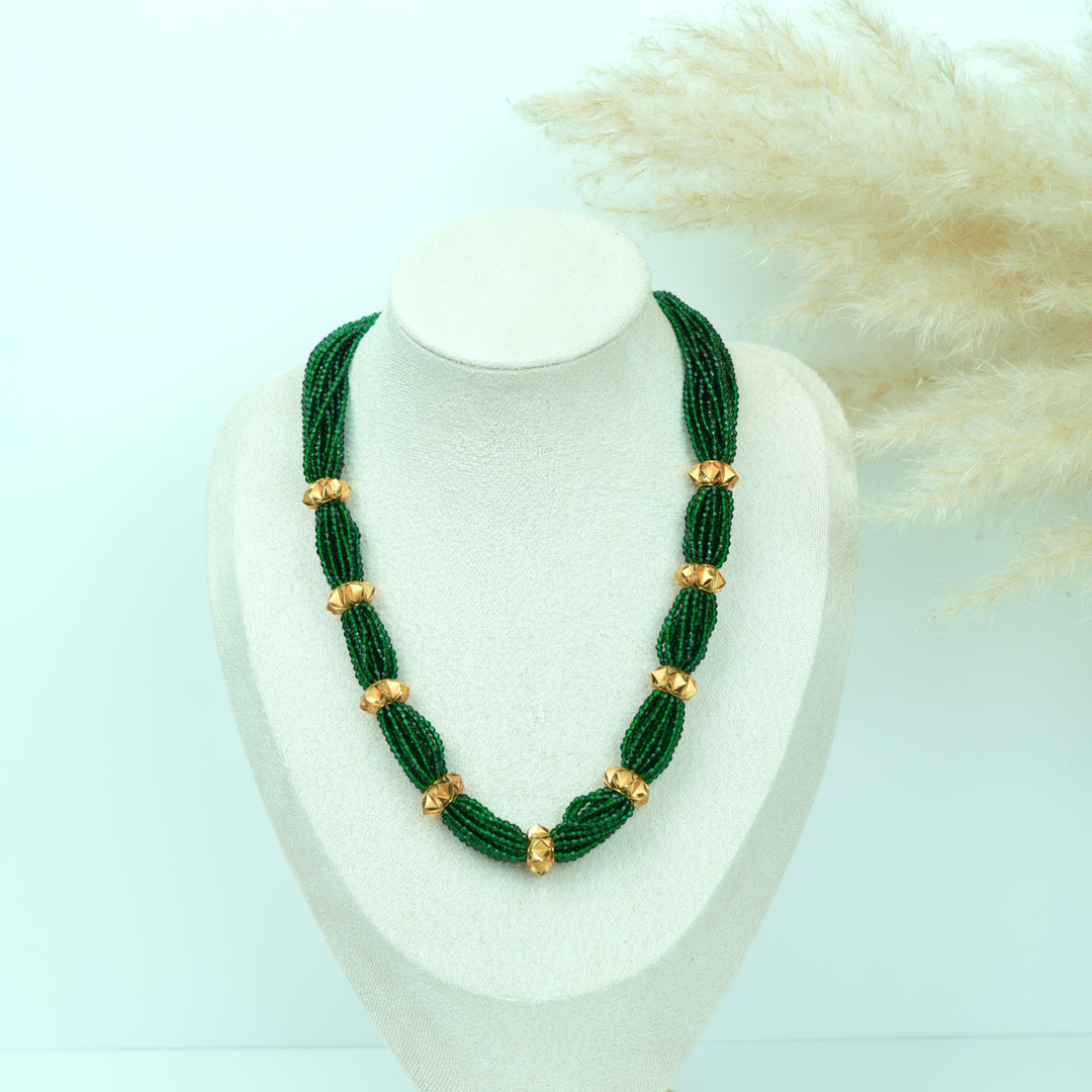 Green Hydropote Naugedi Mini Necklace