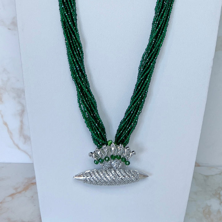 AD Tayo Red &amp; Green Hydropote Necklace
