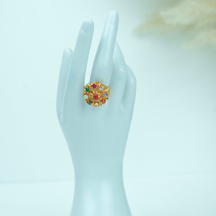 Navaratna Adjustable Ring