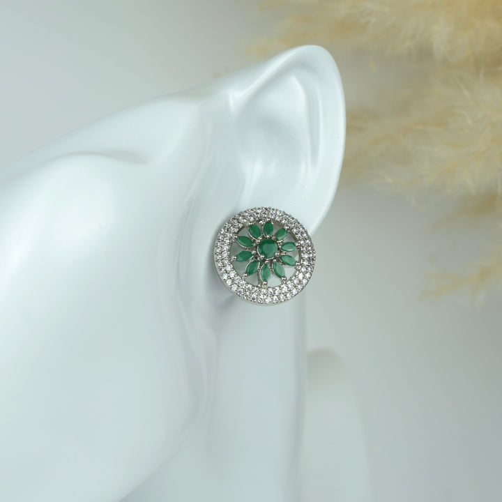 Petal Halo Stud Earrings