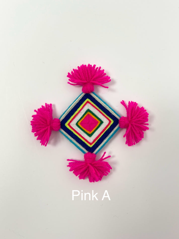 Pink Silam Sakhma Brooch