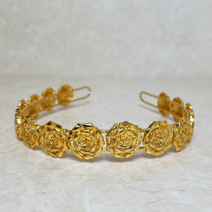 Golden Blossom Tiara
