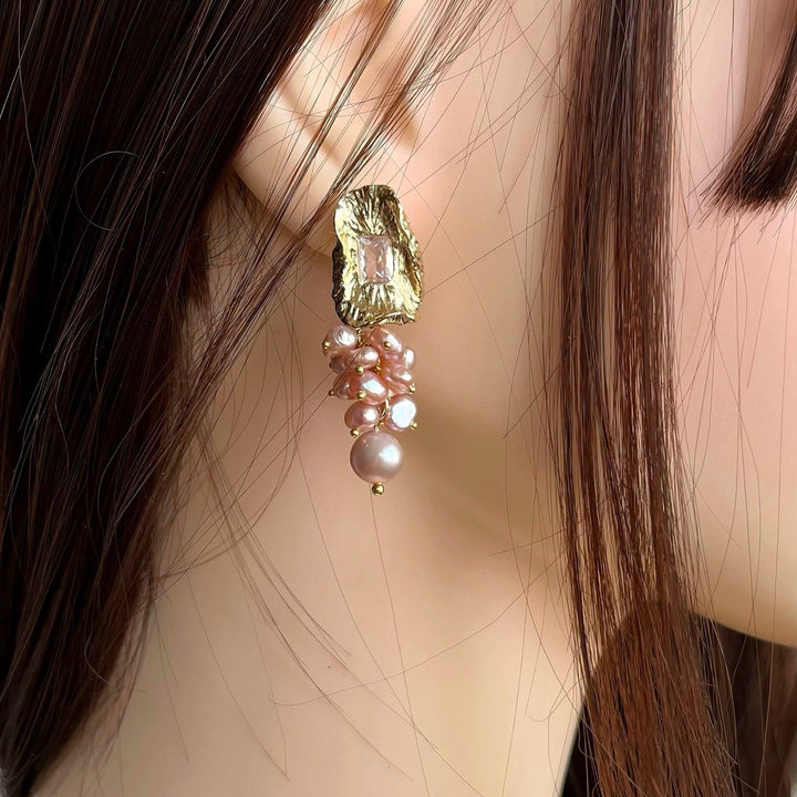 Freshwater Pearl Sterling Silver Earrings