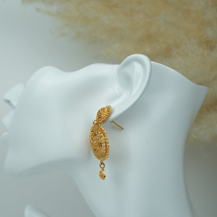 Signature Gold Drop Earrings