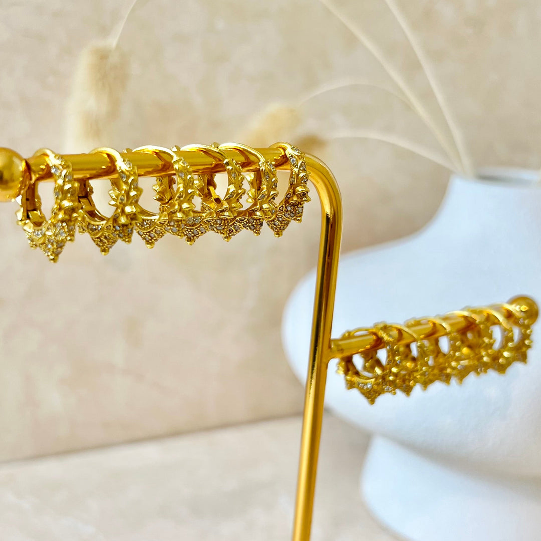 AD Madwari Hoop Earrings