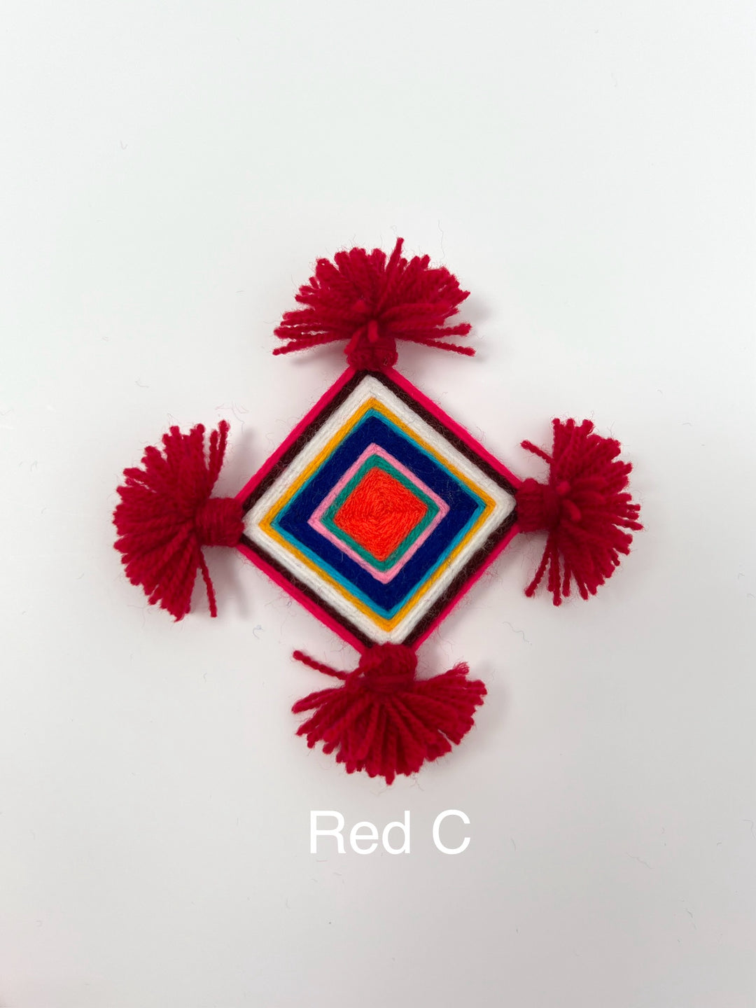 Red Silam Sakhma Brooch