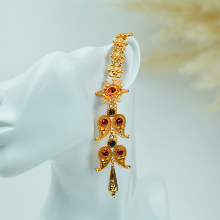 Two Steps Chain Yarling Earrings