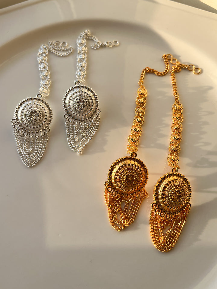Godawari Chain Layer Earrings