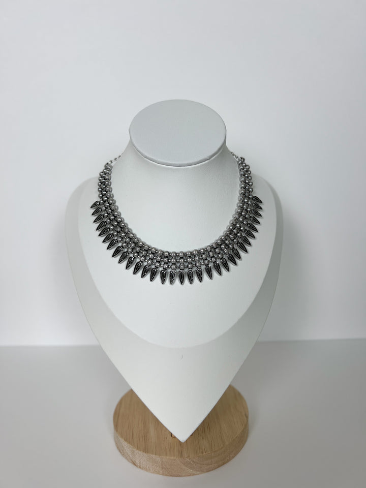 Oxidised Statement Necklace