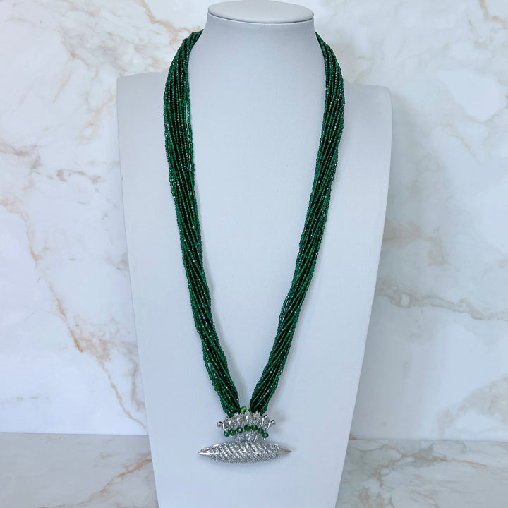 AD Tayo Red &amp; Green Hydropote Necklace