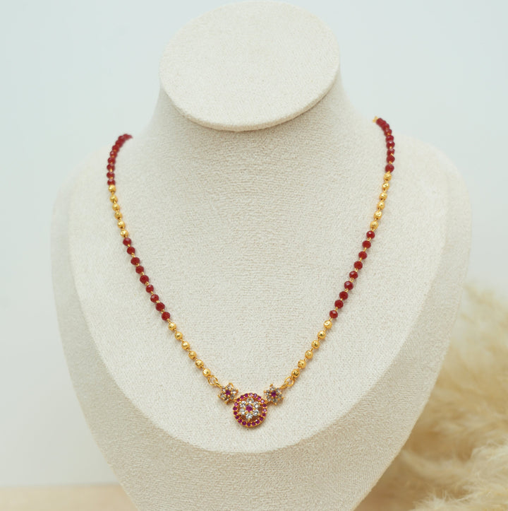 Red Bead Mangalsutra
