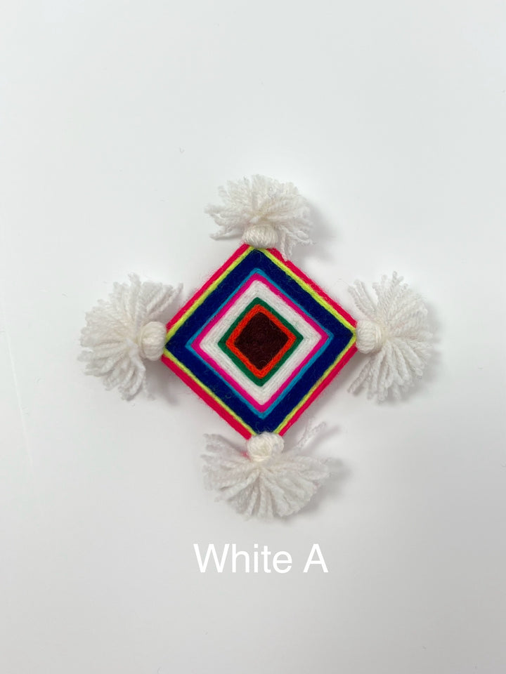 White Silam Sakhma Brooch
