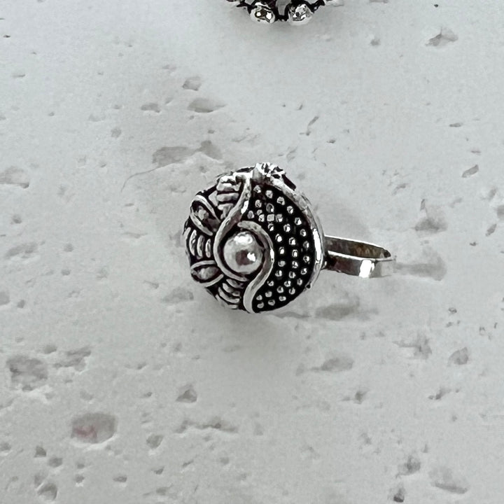 Oxidised Silver Tone Nose Ring