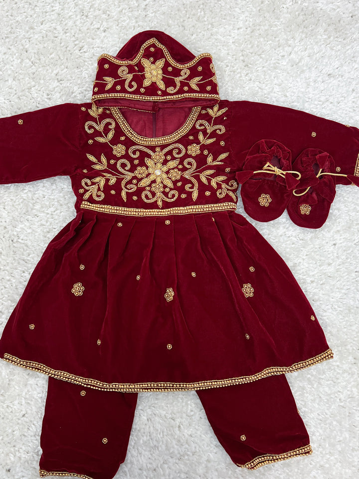 Baby Girl Pasni Dress Set