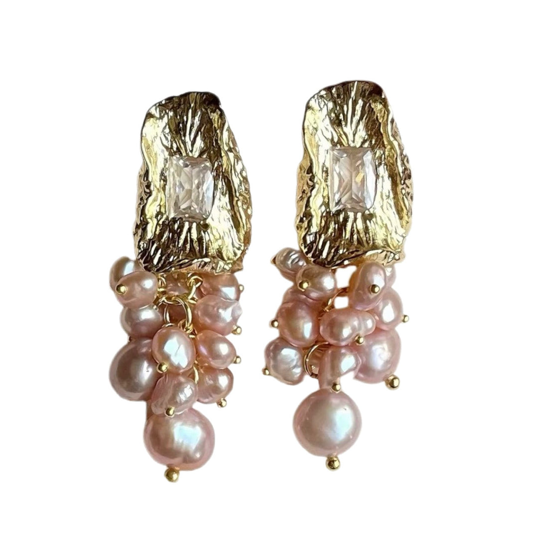 Freshwater Pearl Sterling Silver Earrings
