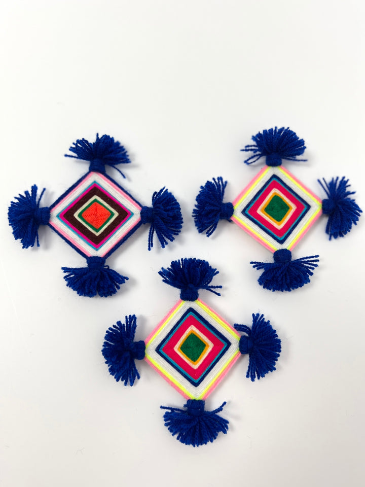 Blue Silam Sakhma Brooch