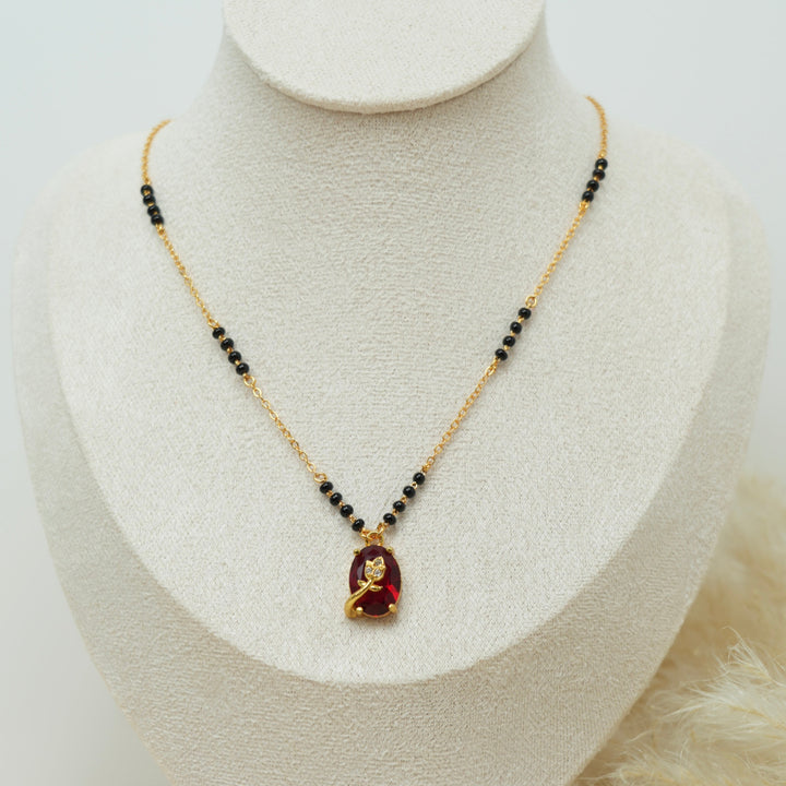 Red Stone Mangalsutra