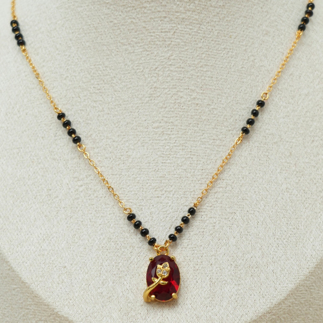 Red Stone Mangalsutra