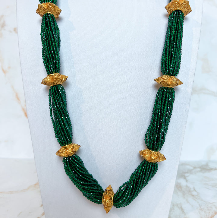 Green Hydropote Naugedi Necklace