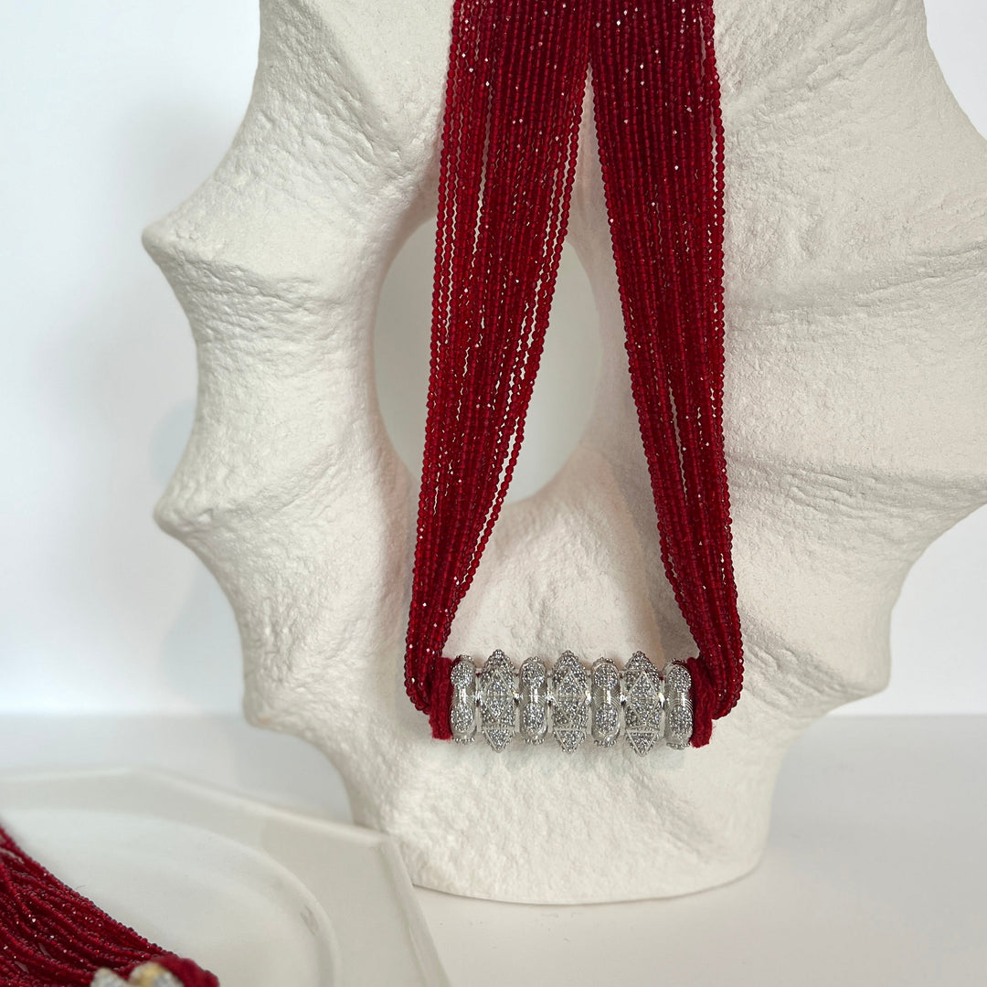 AD Tilhari Necklace Red Hydropote