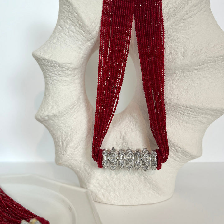 AD Tilhari Necklace Red Hydropote