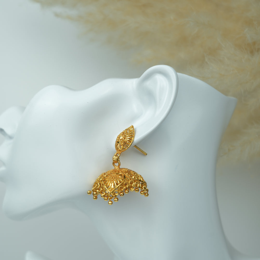Petal Jhumka Earrings