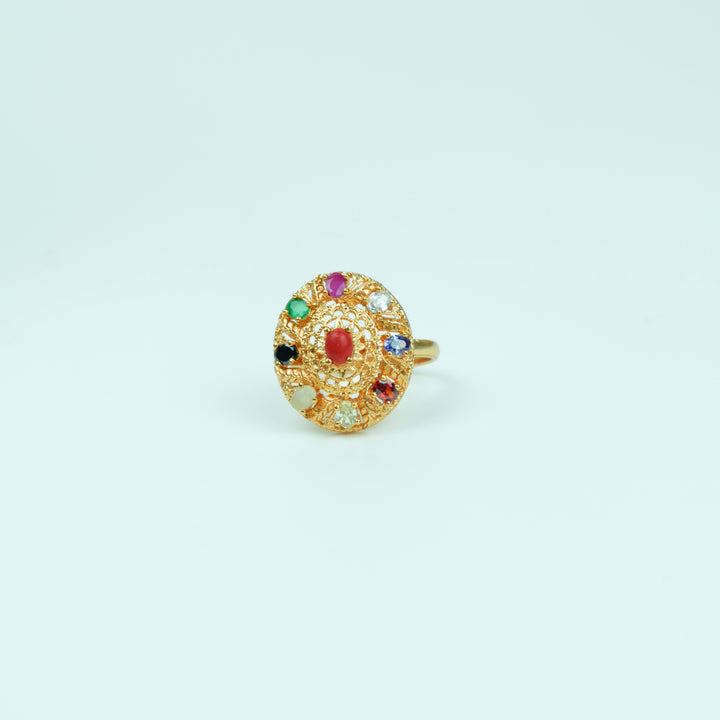 Navaratna Adjustable Ring