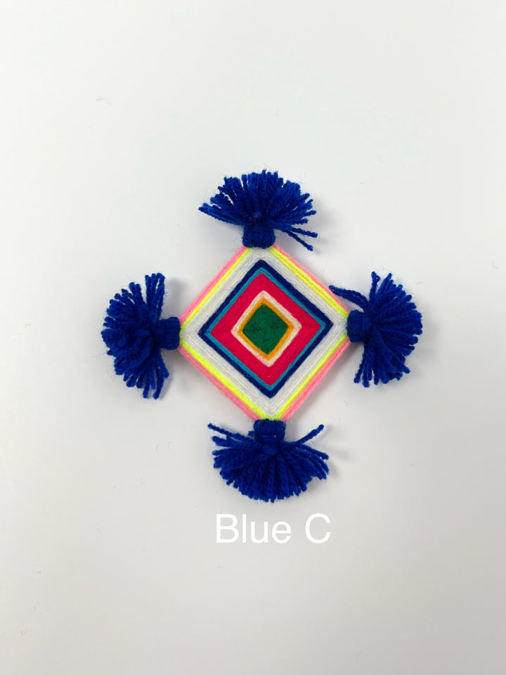 Blue Silam Sakhma Brooch