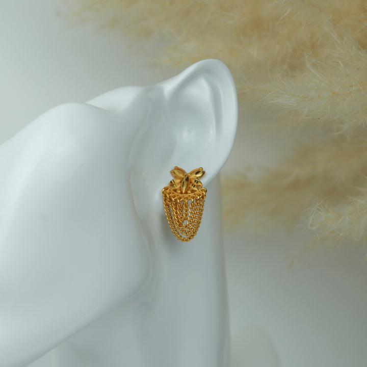 Butterfly Chain Drop Earrings
