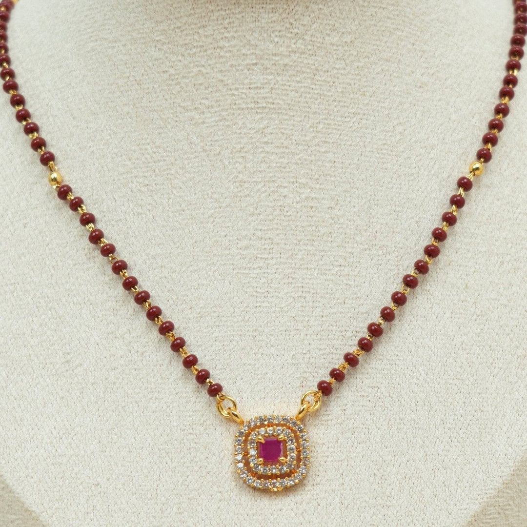 Red Bead Mangalsutra