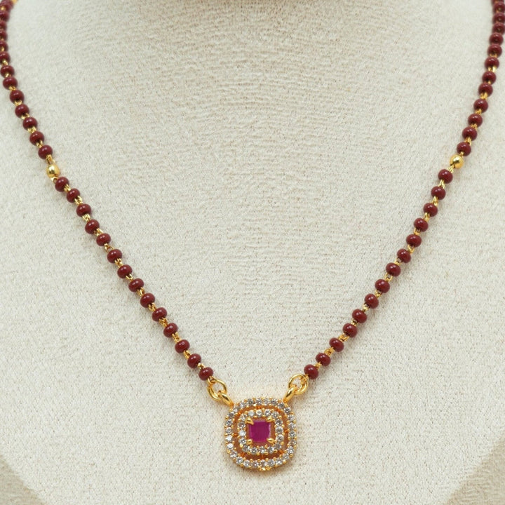 Red Bead Mangalsutra
