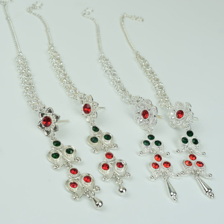 Two Steps Chain Yarling Earrings