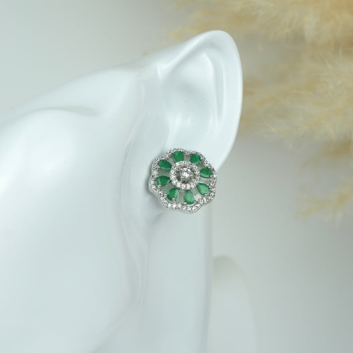 Petal Halo Stud Earrings