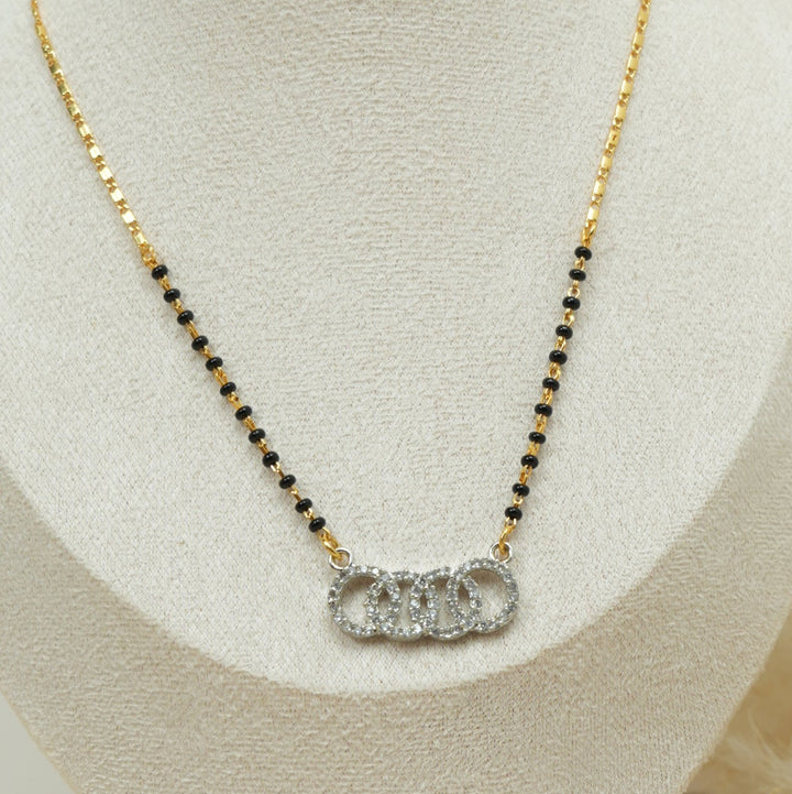 Black bead AD Mangalsutra