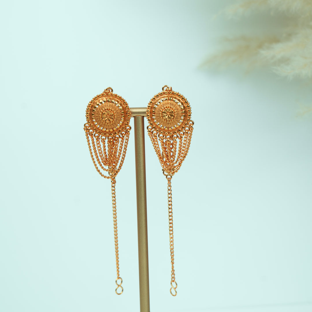 Godawari Chain Layer Earrings