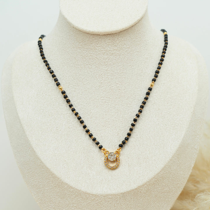 Black Bead AD Mangalsutra