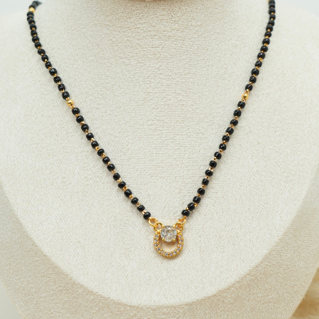Black Bead AD Mangalsutra
