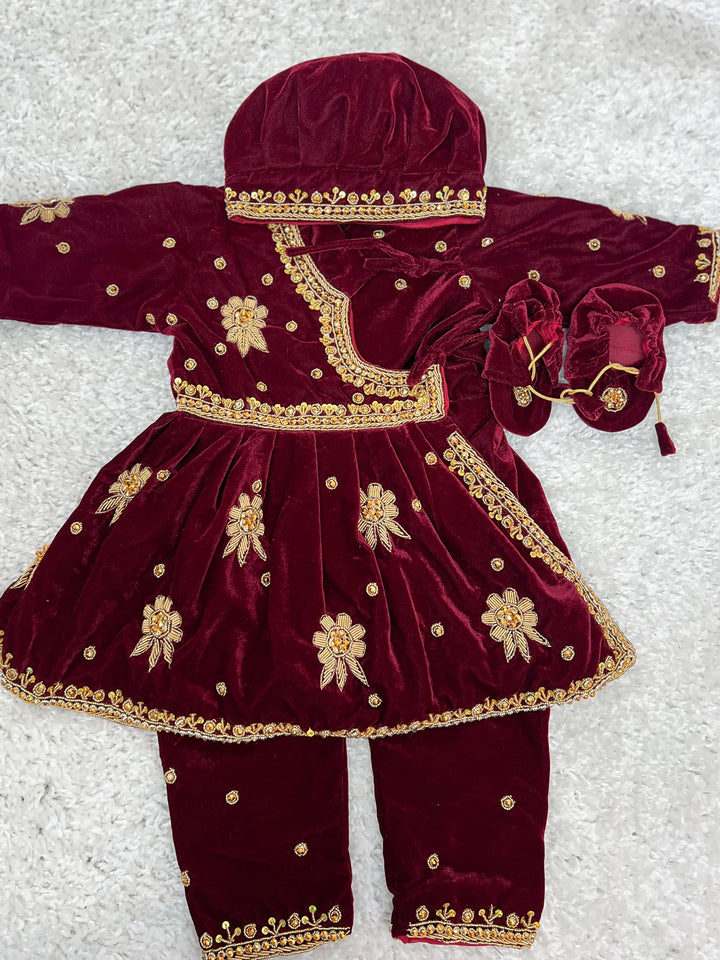 Baby Girl Pasni Dress Set