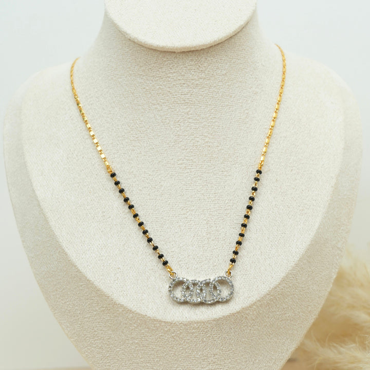 Black bead AD Mangalsutra