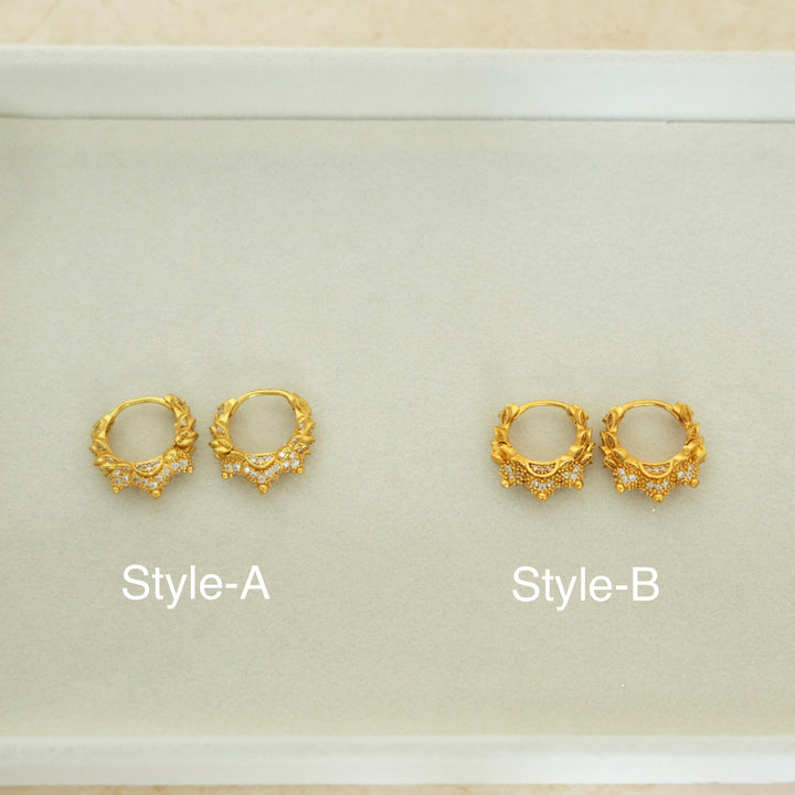 AD Madwari Hoop Earrings