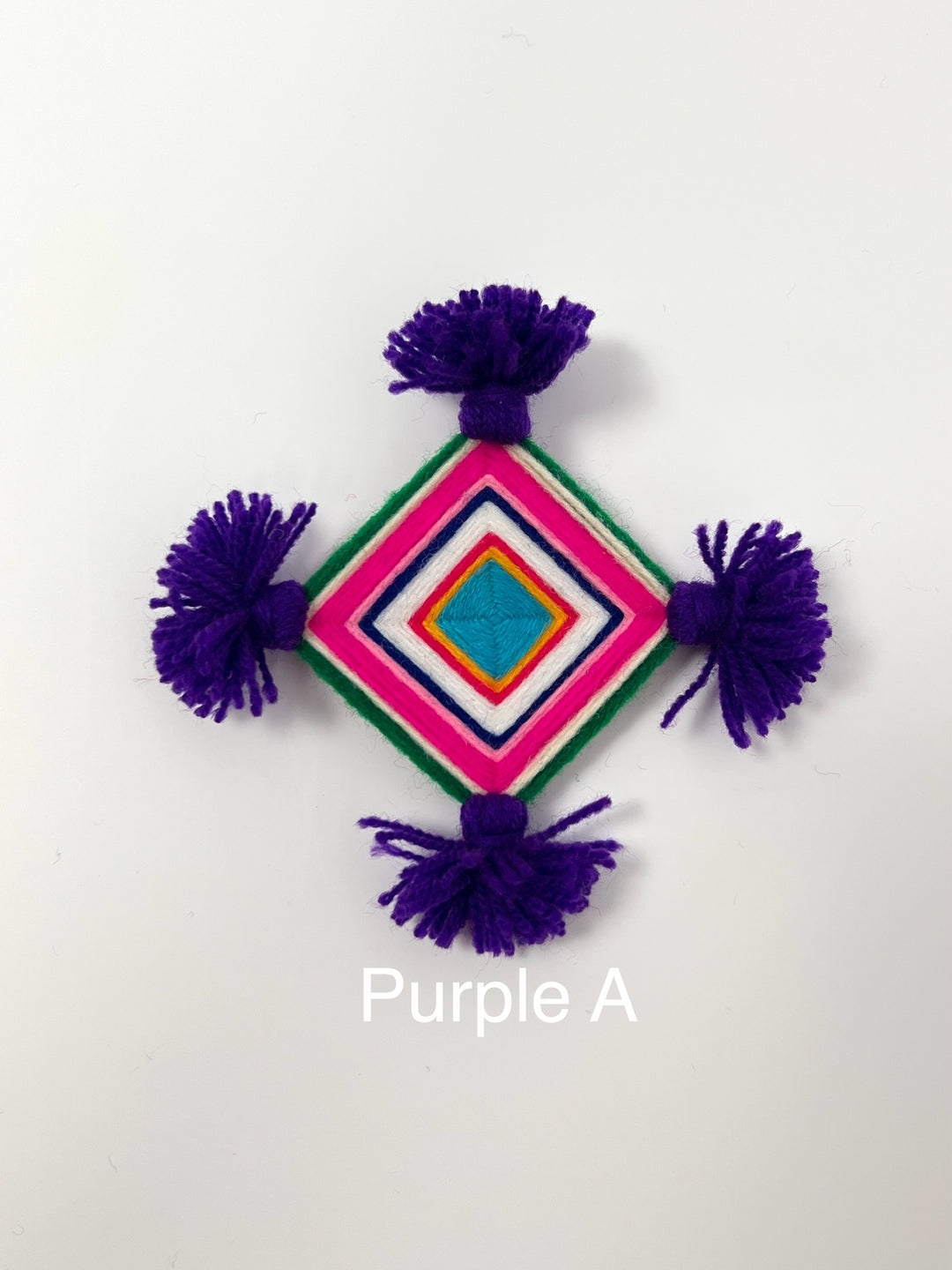 Purple Silam Sakhma Brooch