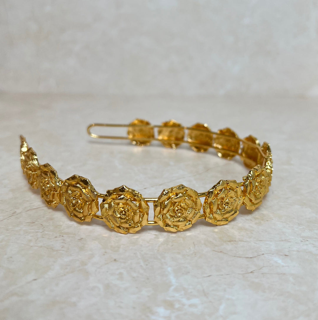 Golden Blossom Tiara