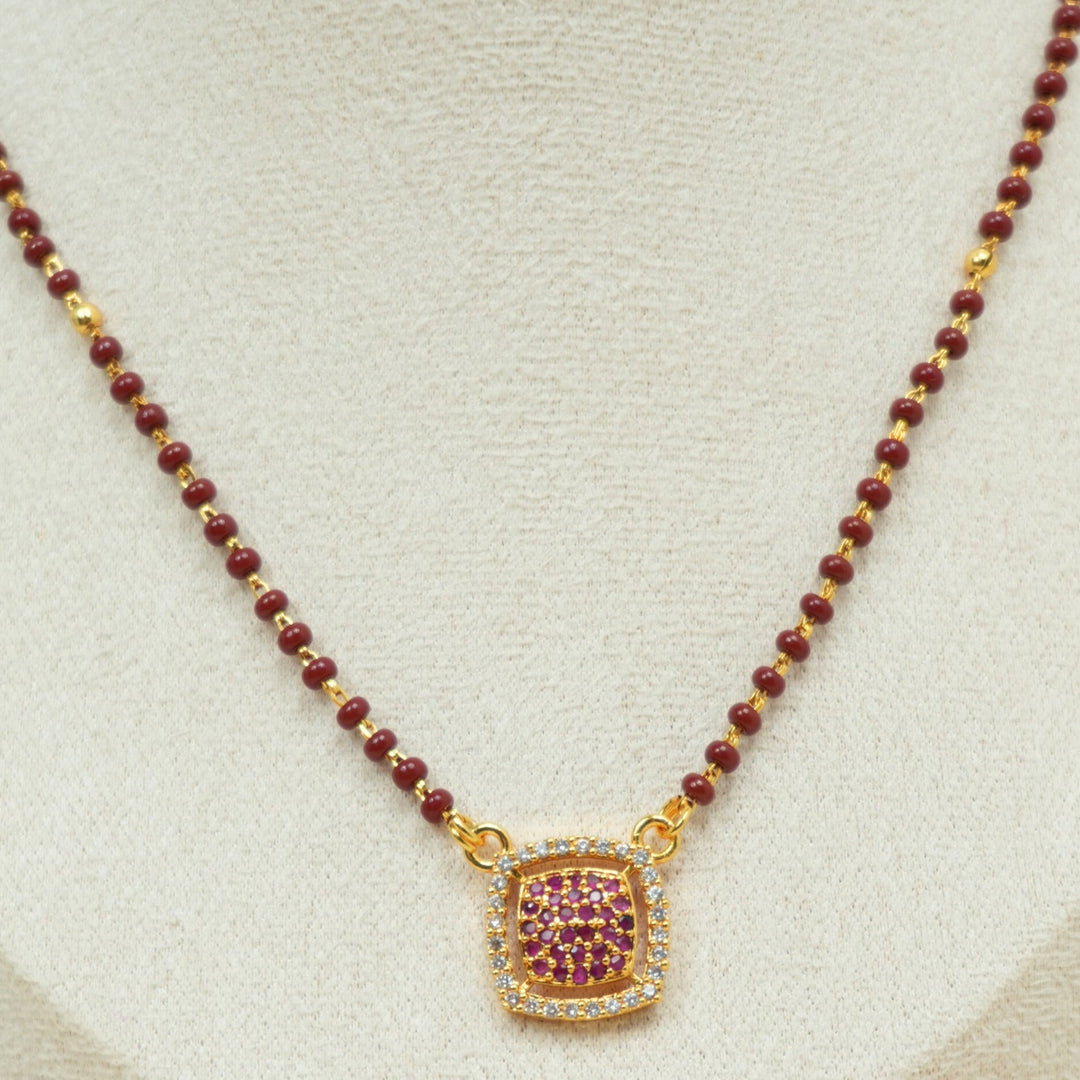 Red Bead Mangalsutra