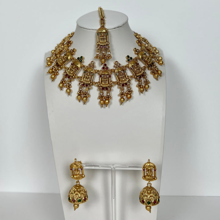 Temple Necklace Set