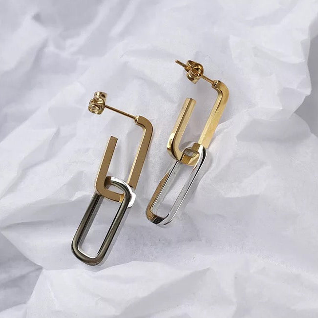 Dual Wear Link Earrings