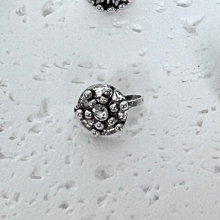 Oxidised Silver Tone Nose Ring