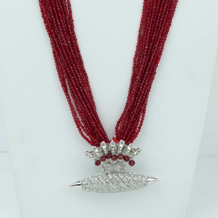 AD Tayo Red &amp; Green Hydropote Necklace