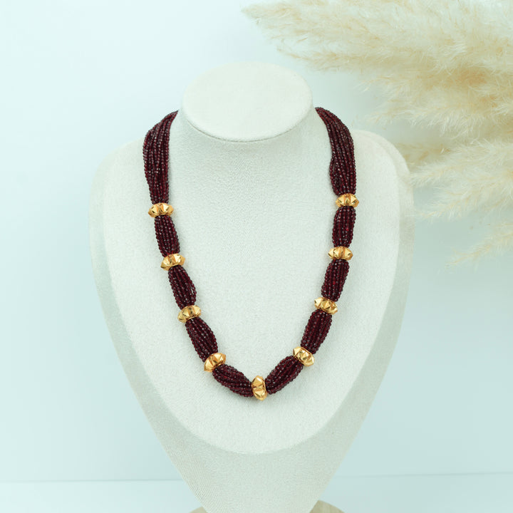 Red Hydropote Naugedi Mini Necklace