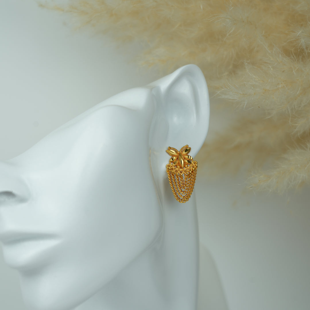 Butterfly Chain Drop Earrings