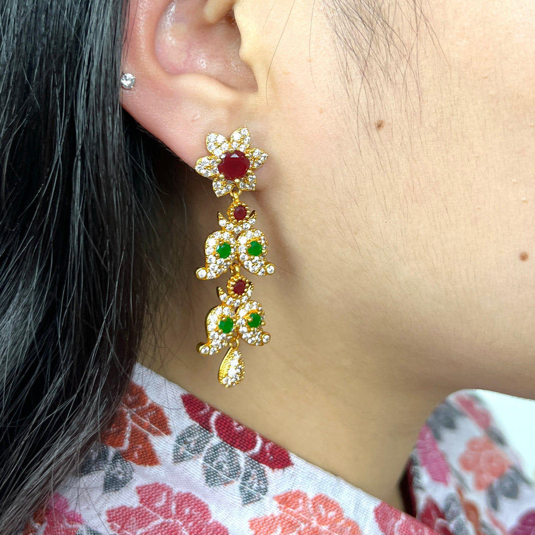 AD Yarling Drop Earrings Large